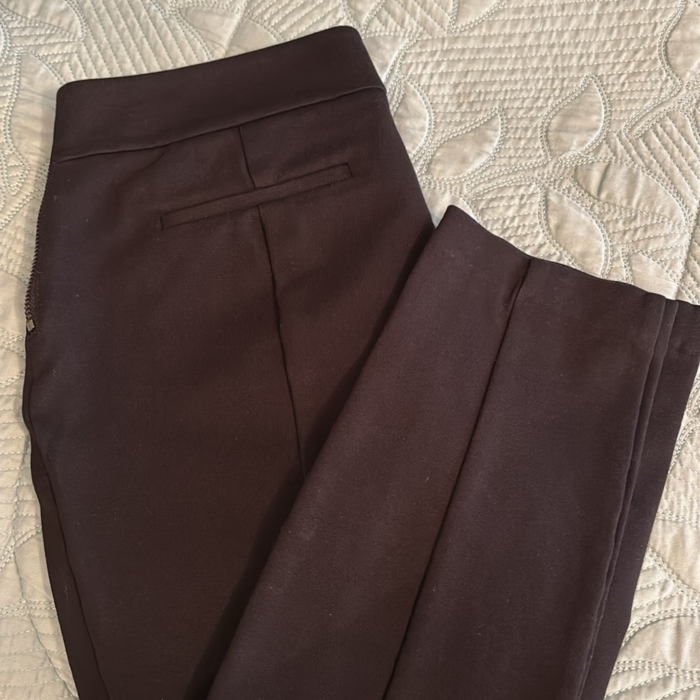 Ann Taylor Petite Cropped Black Pant